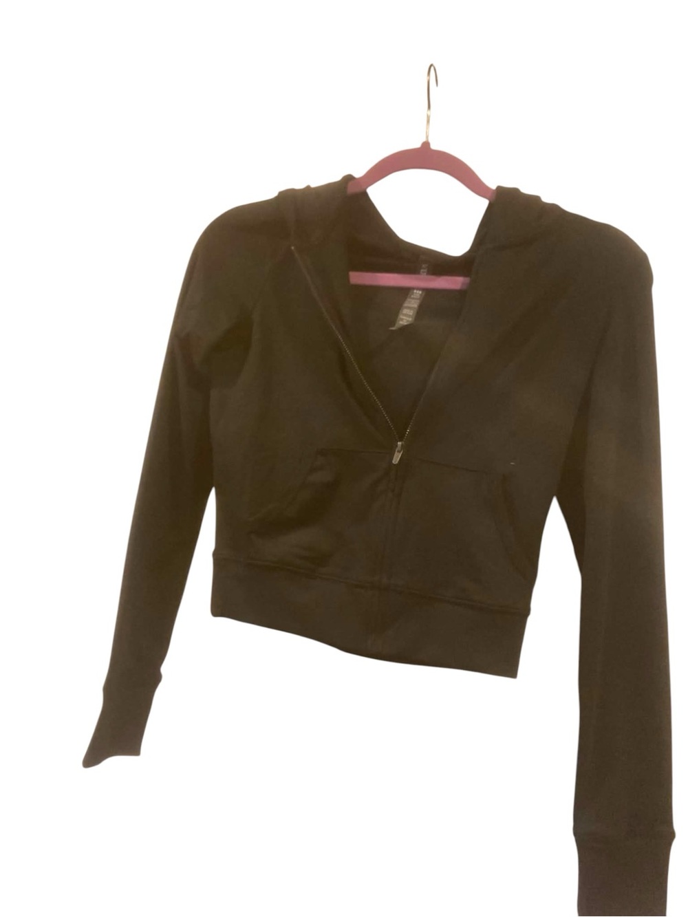 NWOT Vuori Mini Full Zip BLACK Size XXS